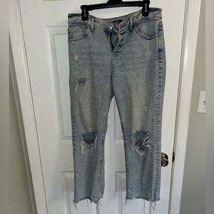 Express Distressed Jeans 90s Ankle Boot